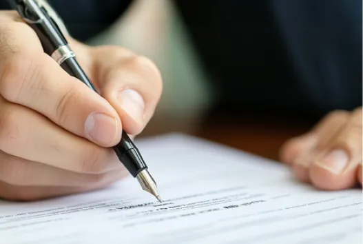 書類記入イメージ