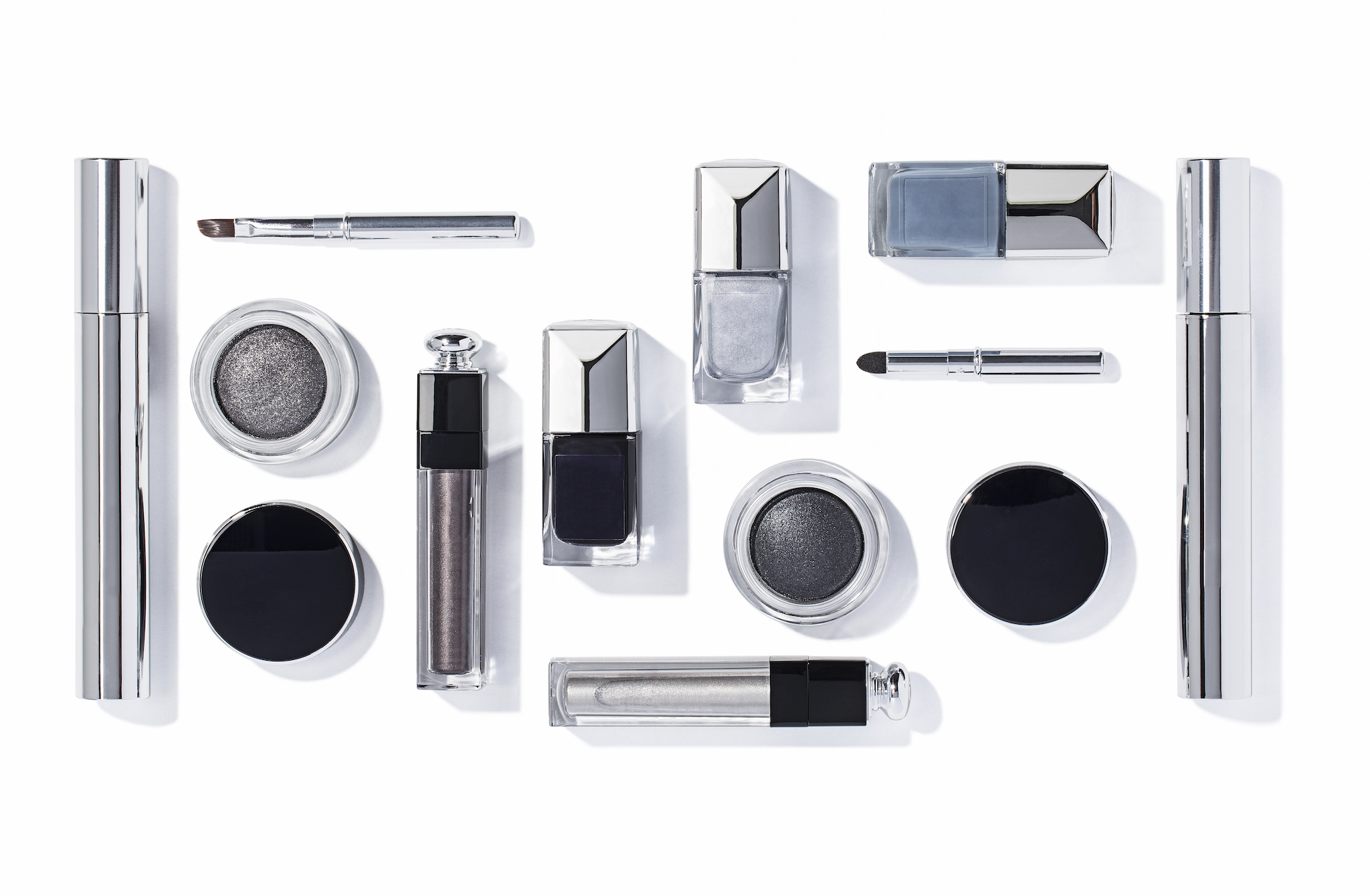 Make-up products isolated on background ( with clipping path)